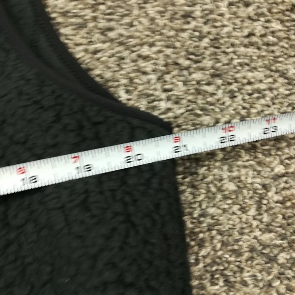 Patagonia Vest Retro Pile Full Zip Fleece Black Mens Medium 22821 $129 - Picture 8 of 10